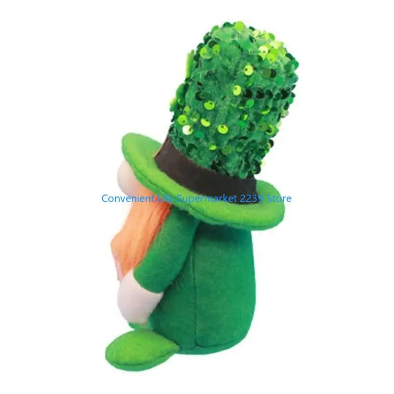 St. Patrick's Day Gnome Plush Decor