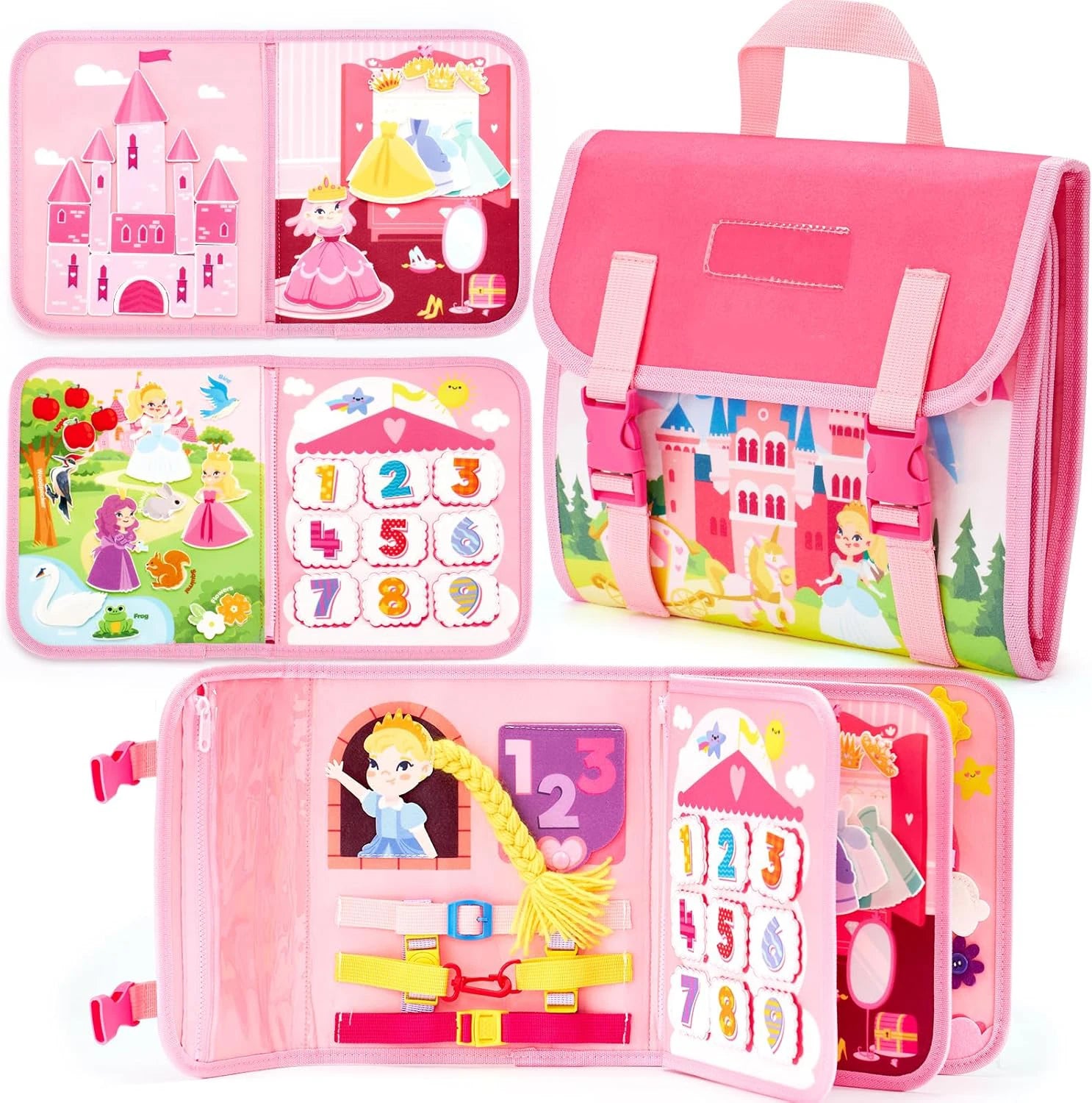 18-in-1 Montessori Busy Board for Toddlers