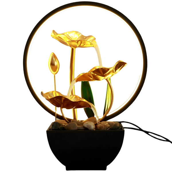 LED Tabletop Flowing Water Fountain