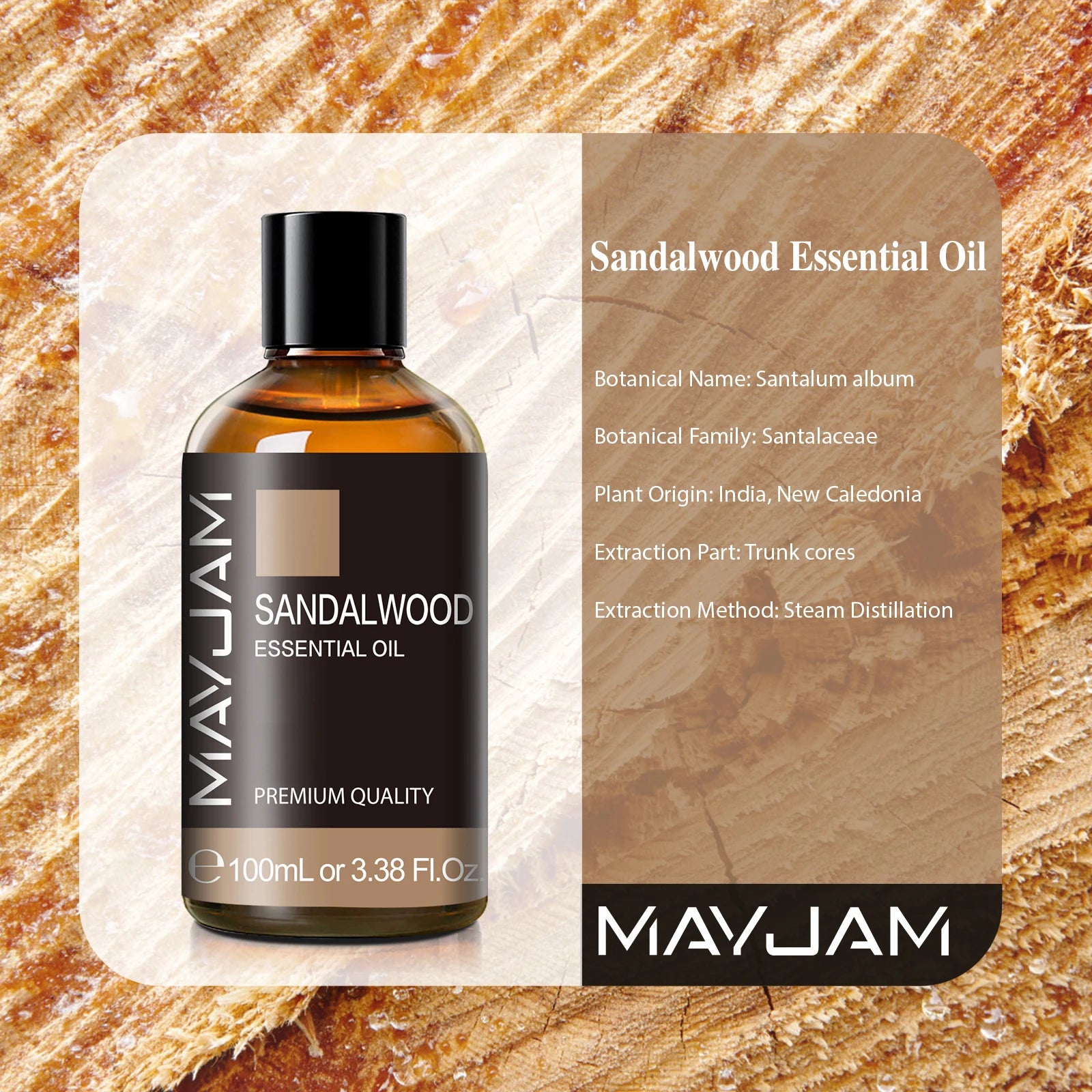 MAYJAM 100ml Essential Oil – Dropper Bottle for Diffusers & Candles