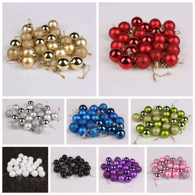 24PCS Christmas Tree Ball Ornaments