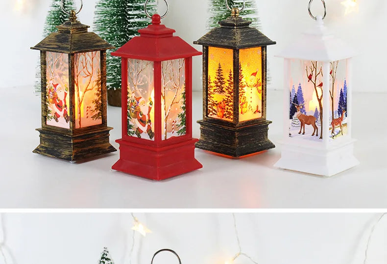 Christmas Snowman LED Candle Lamp