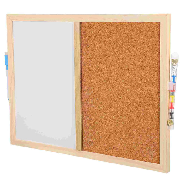 Framed Cork & Whiteboard Note Board