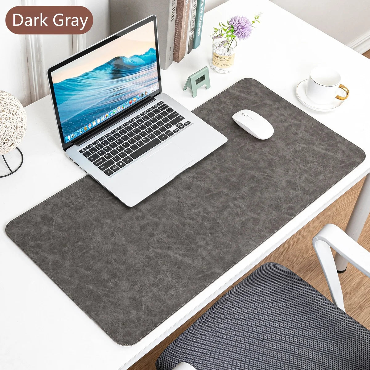 Waterproof PU Leather Desk Mat & Mouse Pad