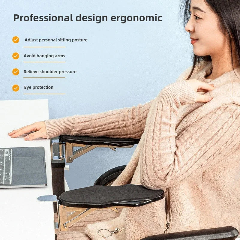 Foldable Ergonomic Computer Arm Rest Pad