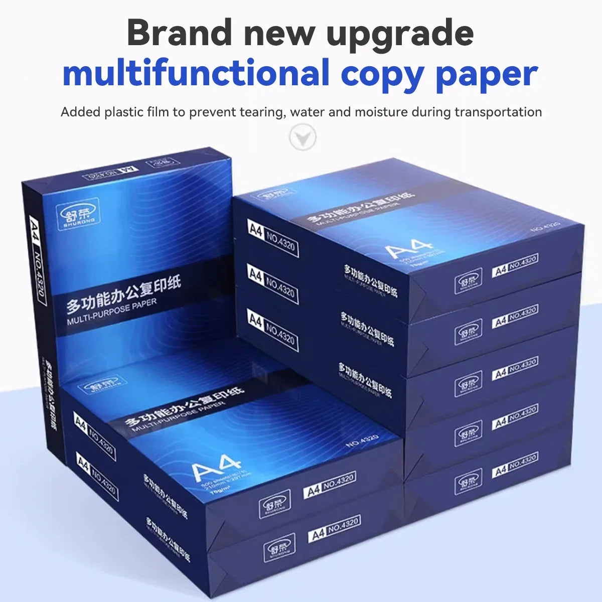 A4 Copy Paper – 70/80gsm, 500/2500 Sheets, Double-Sided