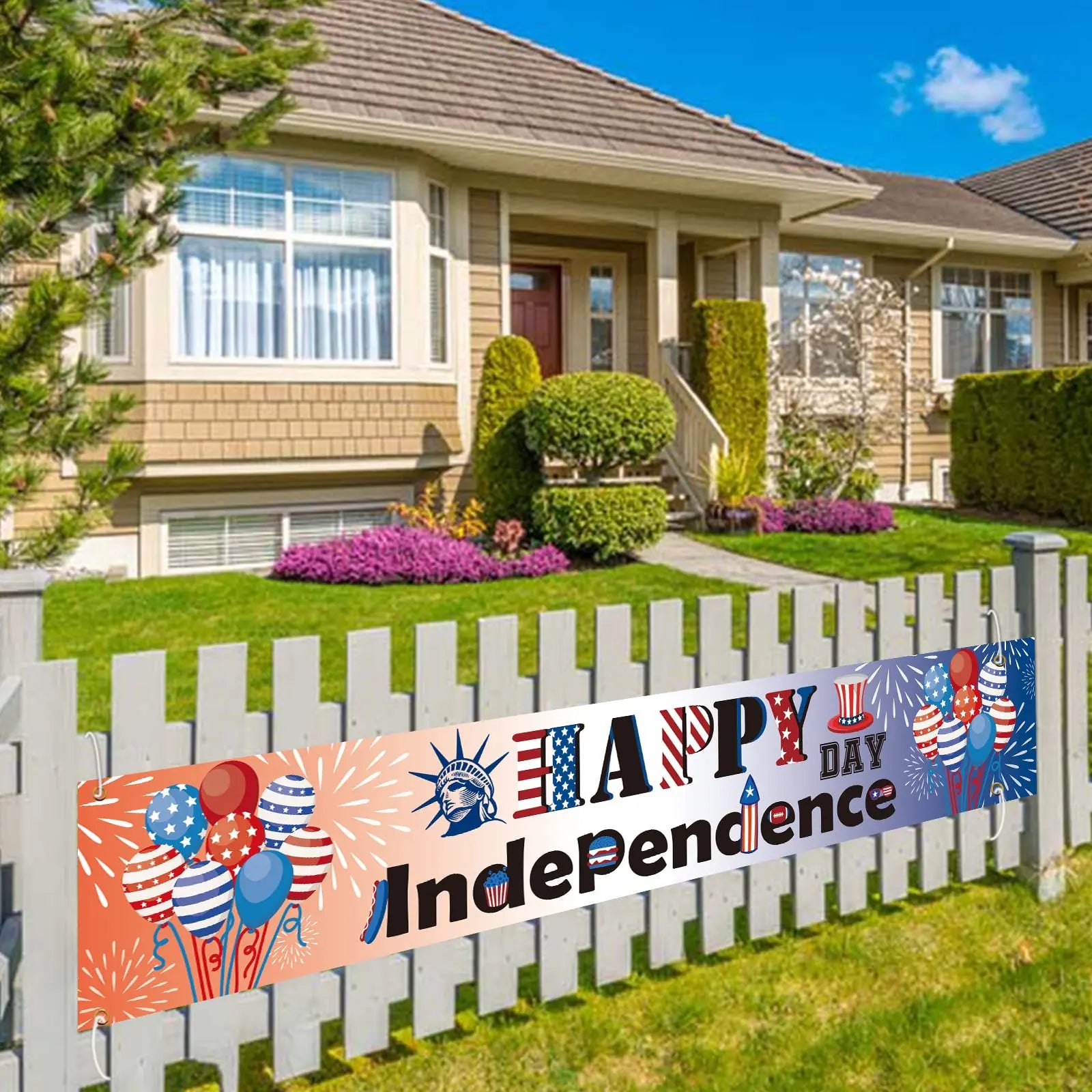 USA Independence Day Party Banner