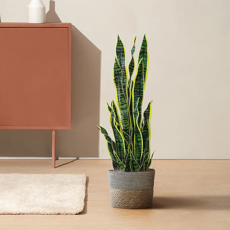 35" Artificial Tropical Snake Plant