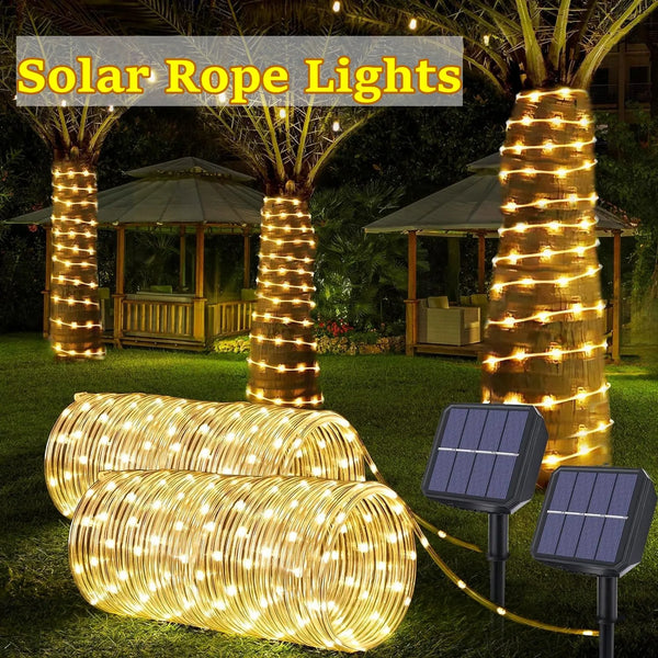 LED Solar Rope Tube Fairy Light