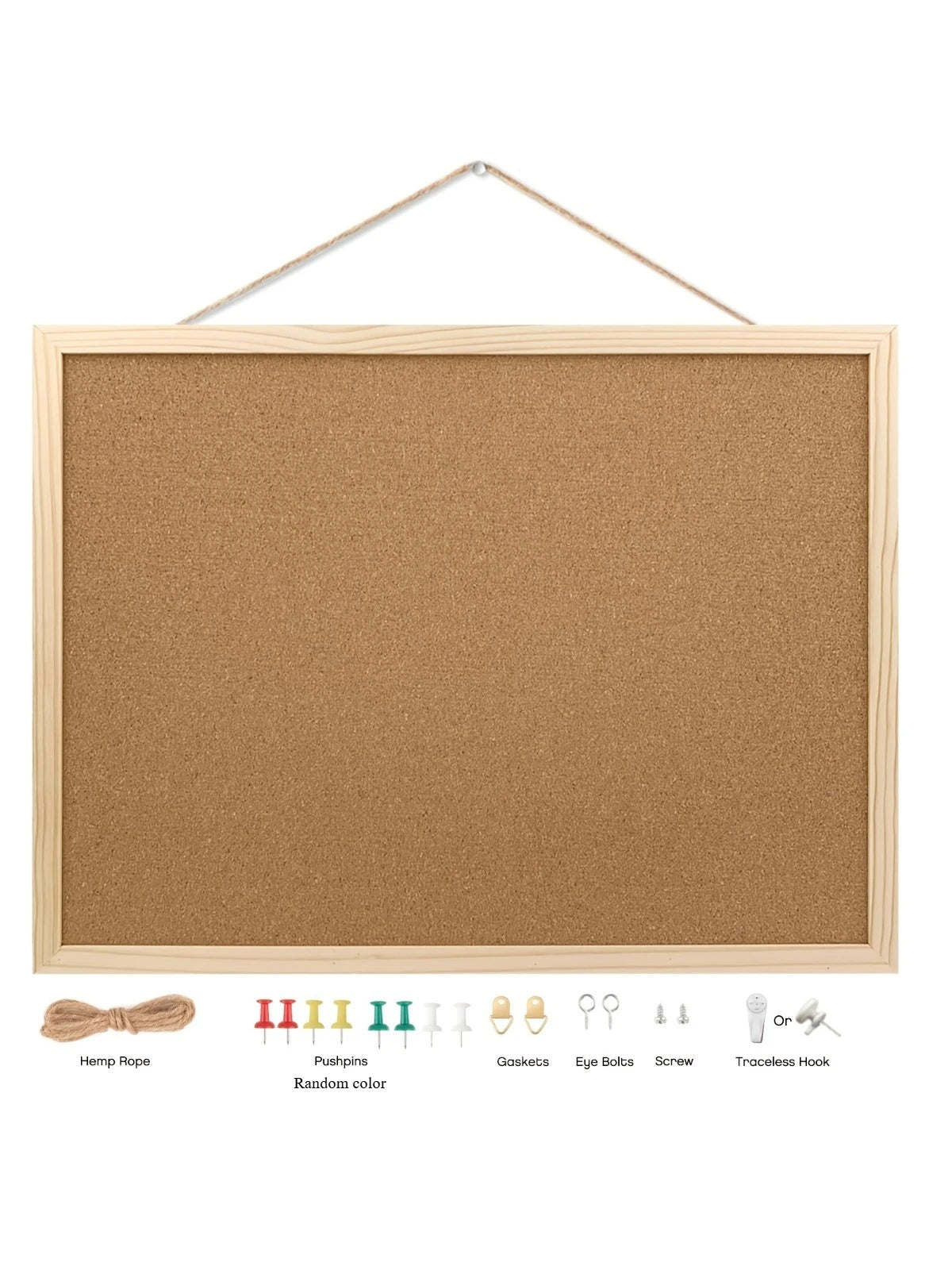 Pine Wood Framed Cork board