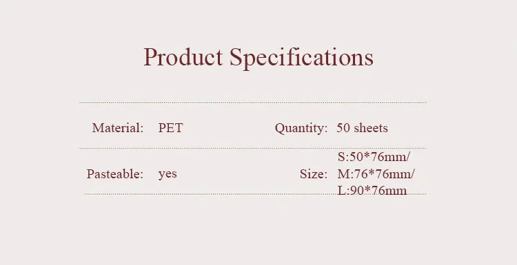 50sheets Transparent Posted it Sticky Note Pads Notepads Posits Papeleria Journal School Stationery office Supplies