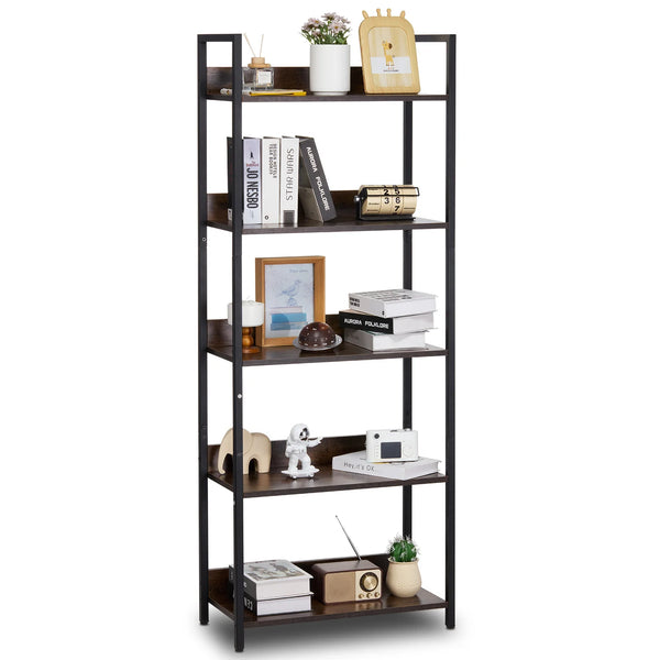 SucceBuy Industrial Metal Bookshelf