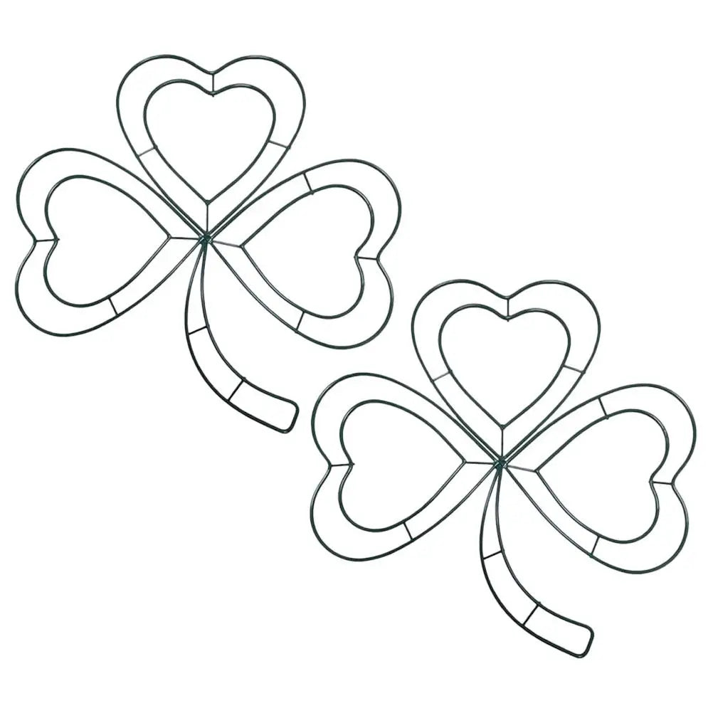 St. Patrick's Day Shamrock Wreath Frames, 2-Piece Set