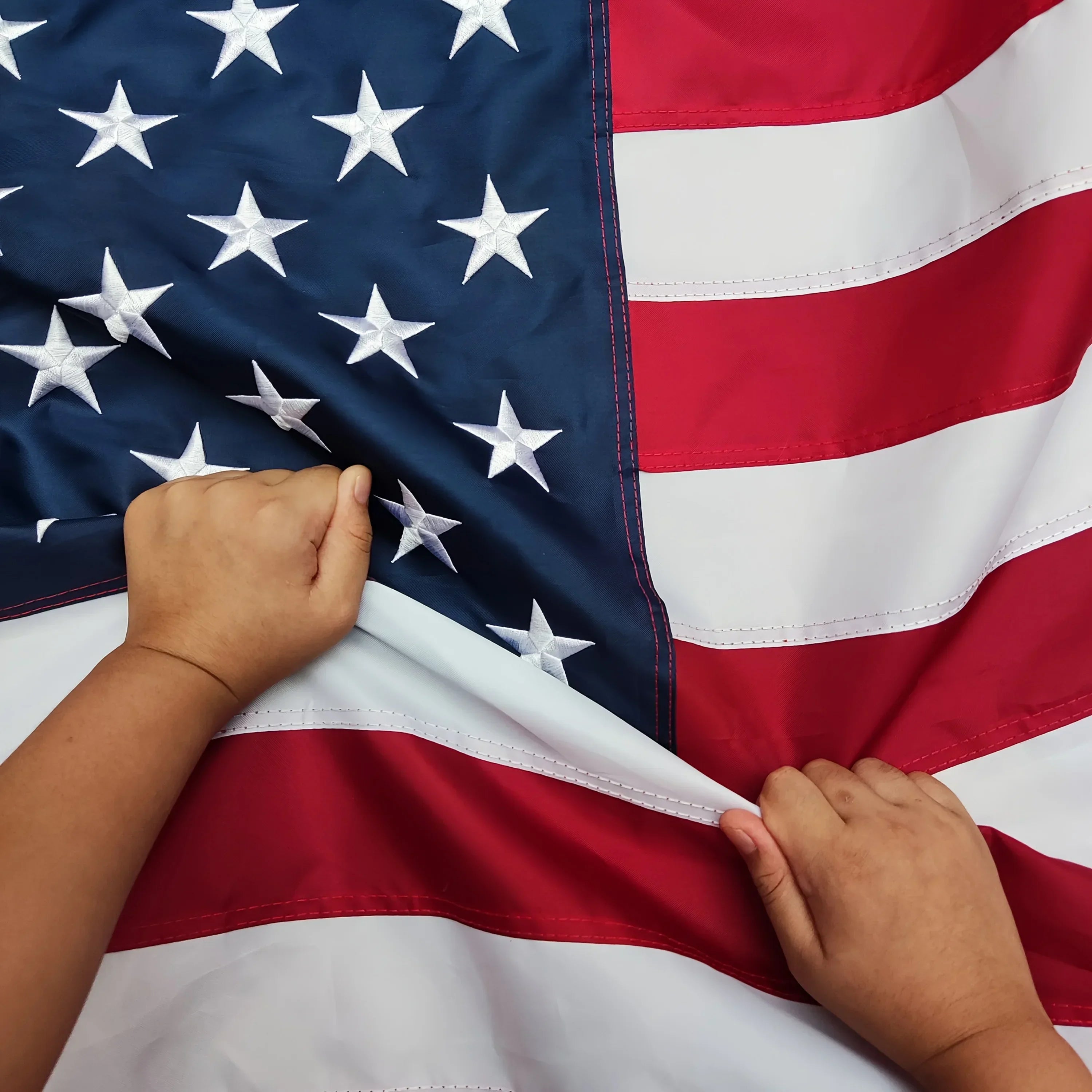 American Flag Sewn Stars and Stripes