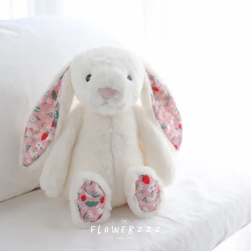 Cartoon Floral Bunny Plush Toy