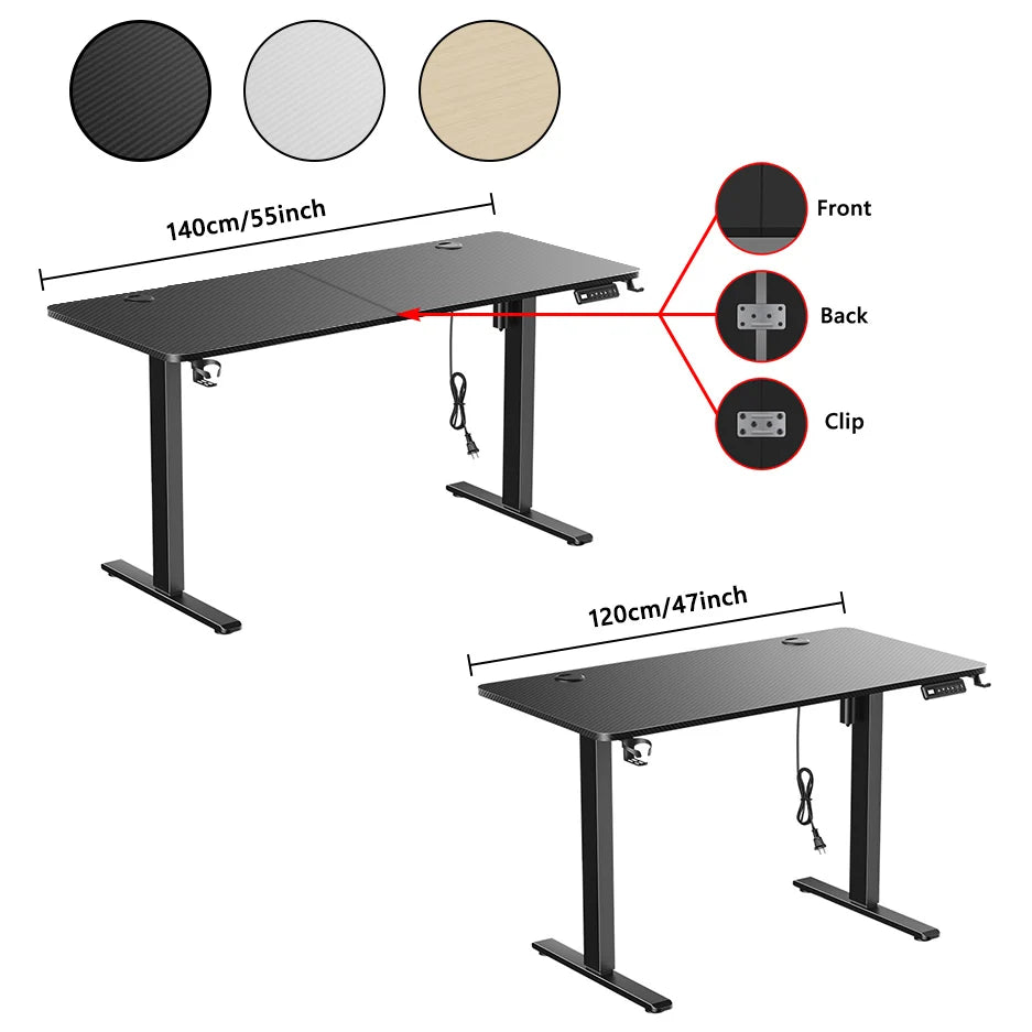 EleElectric Height Adjustable Sit-Stand Deskctric Height Adjustable Desk – Sit-Stand Computer Table for Home Office