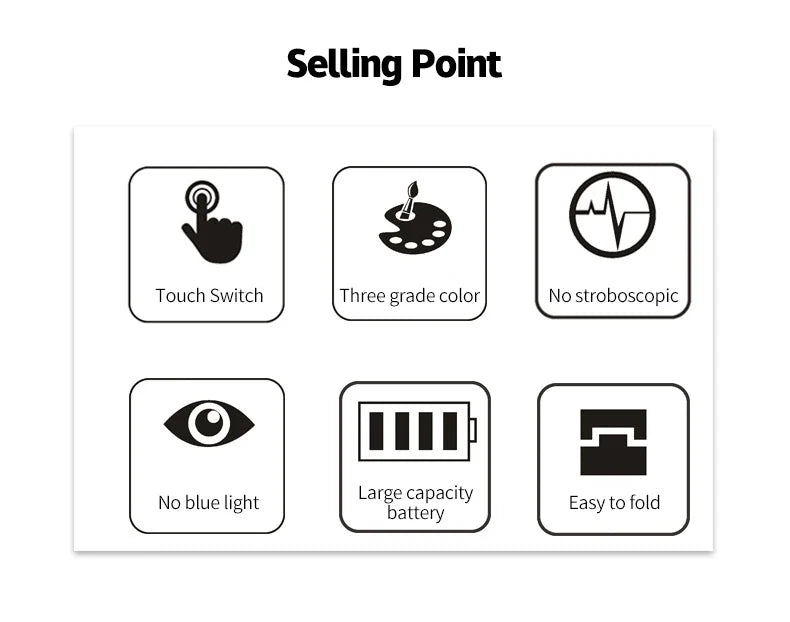 LED Desk Lamp with Calendar