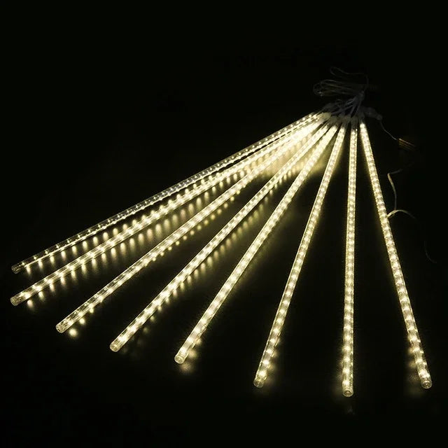 LED Meteor Shower Rain String Lights