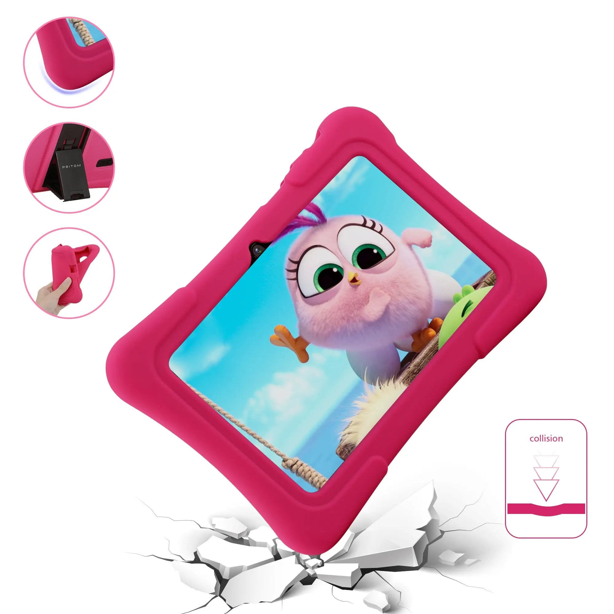 PRITOM 7" Kids Tablet – 32GB, Android 10