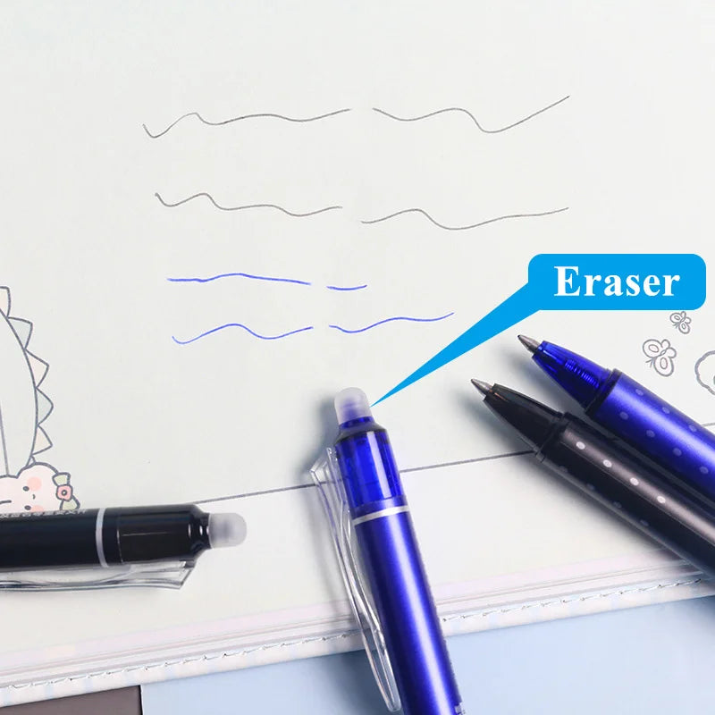 Gel Pen Set – Black & Blue Ink with Refills