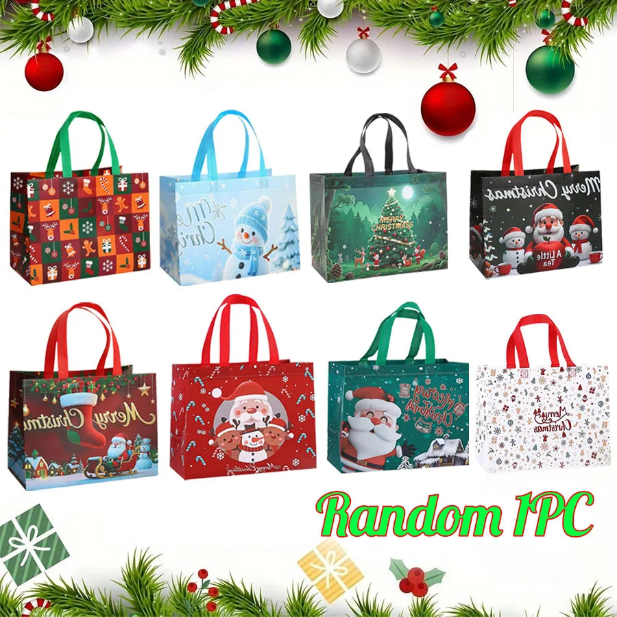 Large Reusable Santa Christmas Gift Bag