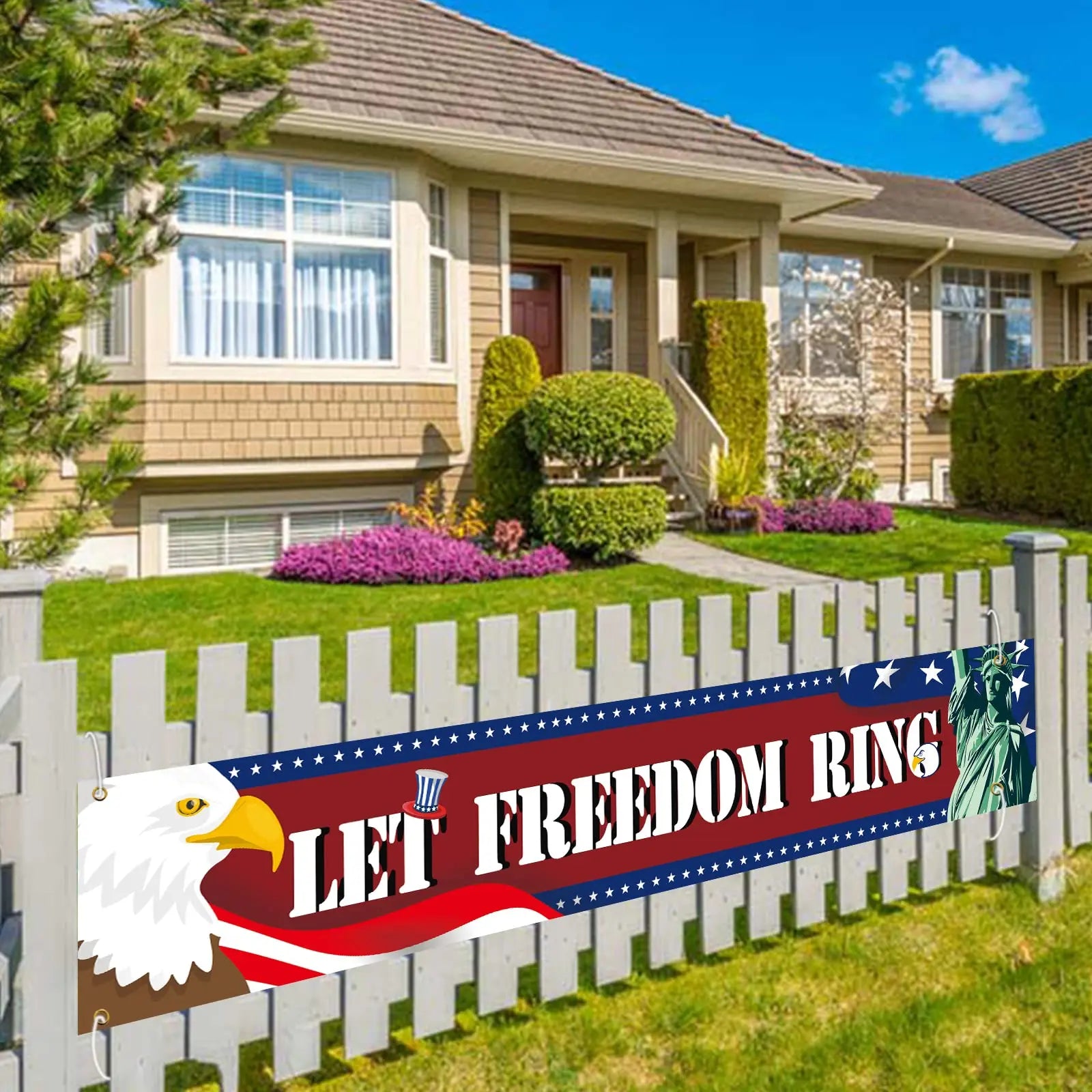USA Independence Day Party Banner