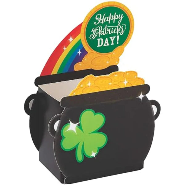 St. Patrick's Day Pot of Gold Treat Boxes, 12-Piece Set