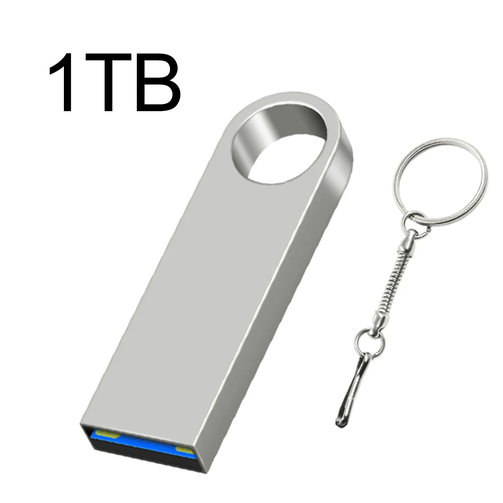 Metal USB Flash Drive – 128GB to 2TB High-Speed USB 3.0