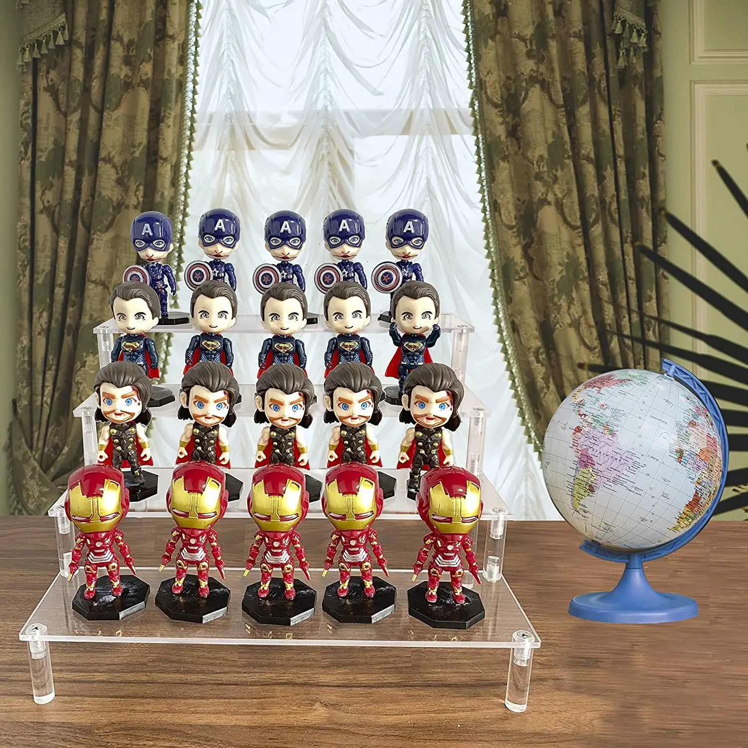 1–5 Tier Clear Acrylic Display Stand