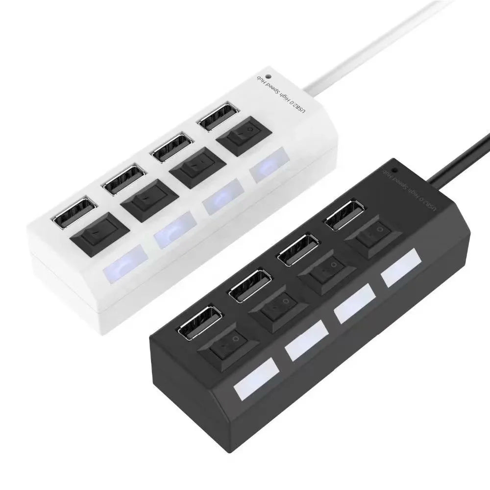 USB Hub 4/7-Port with On/Off Switch