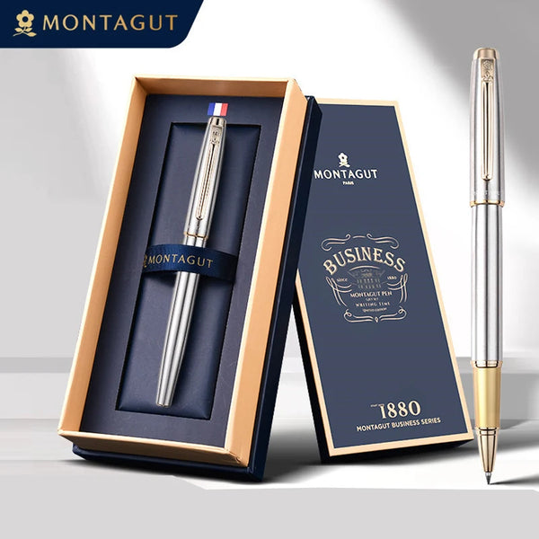 Luxury Silver & Gold Rollerball Pen