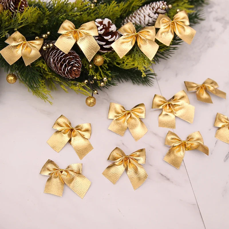 12pcs Mini Christmas Bows