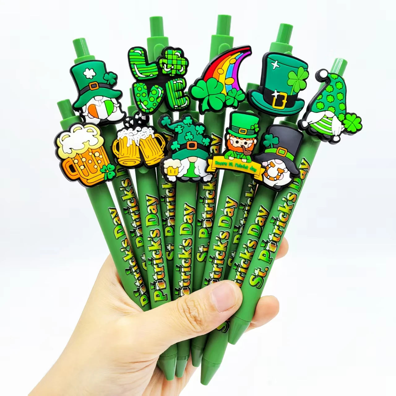 St. Patrick's Day Shamrock Ballpoint Pens