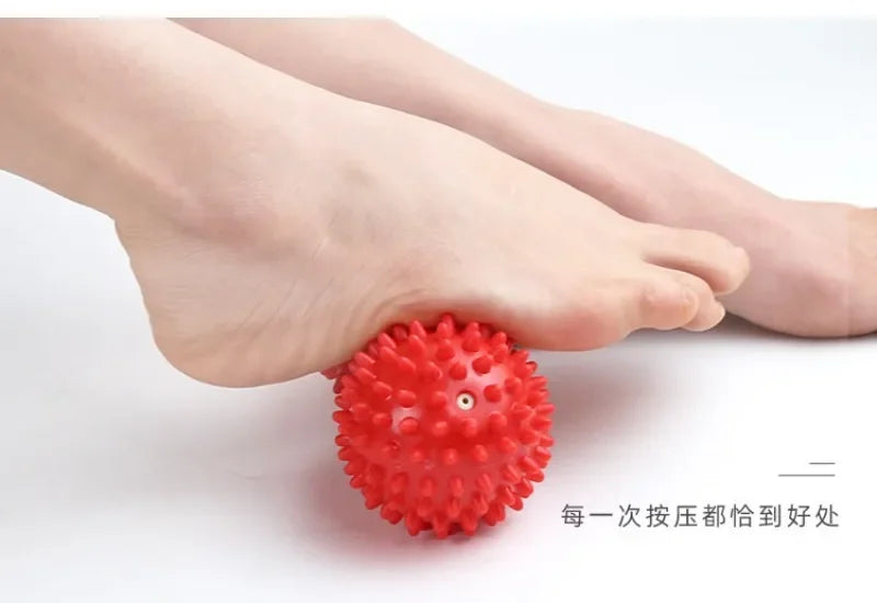 Spiky Peanut Massage Ball – Inflatable PVC Yoga & Fitness Tool