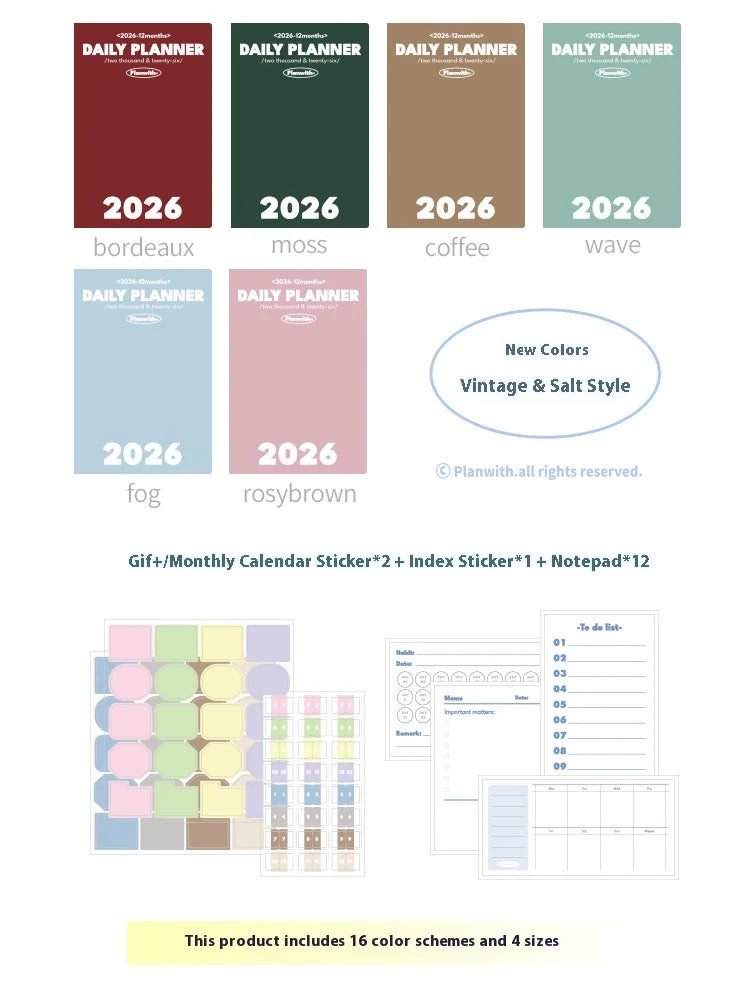 2026 Agenda Planner