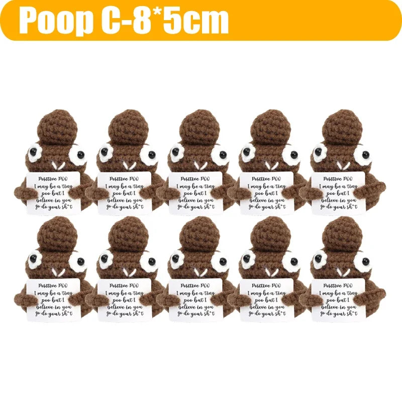 Funny Crochet Positive Energy Doll Set