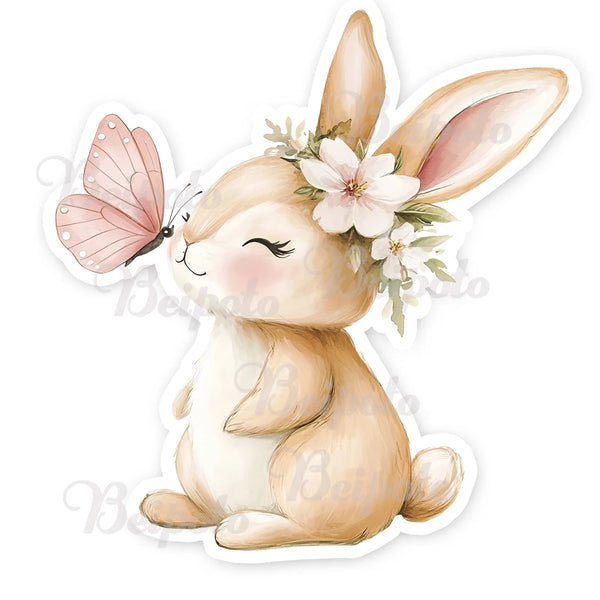 Bunny Rabbit KT Board Backdrop