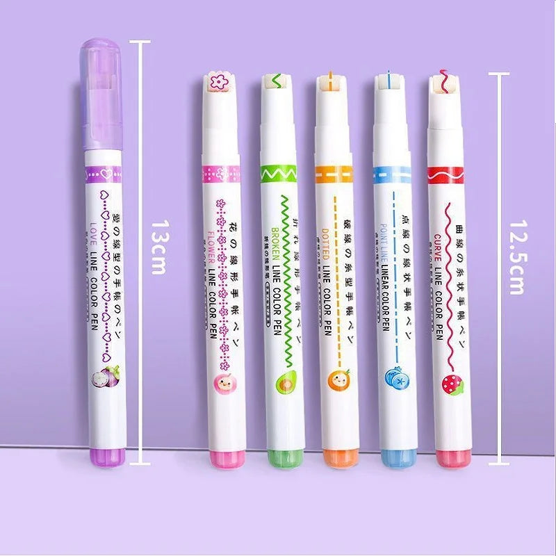 Zoecor Kawaii Highlighter Pen Set