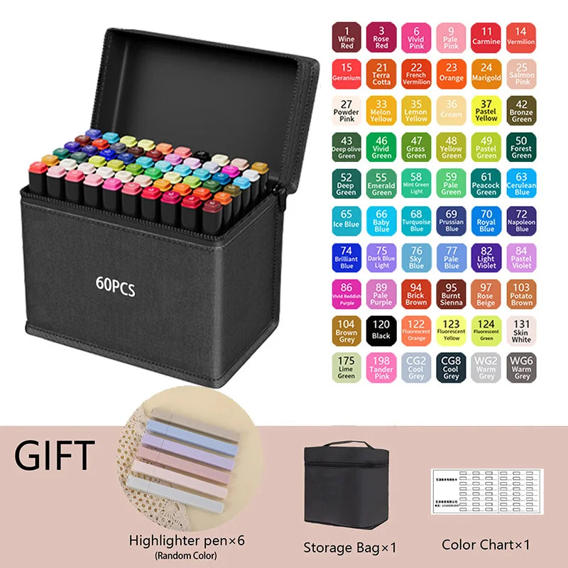 Alcohol Drawing Marker Set