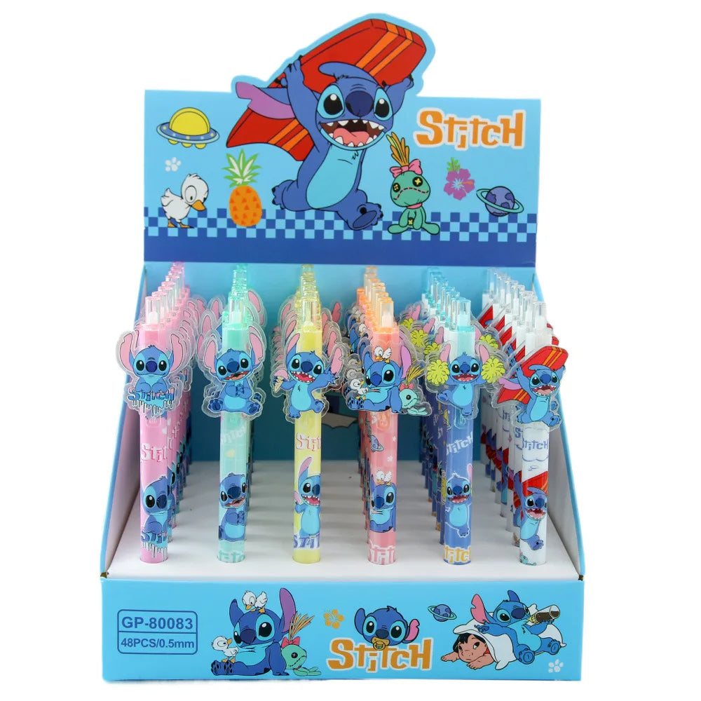 Disney Stitch 48pcs Gel Pen Set: