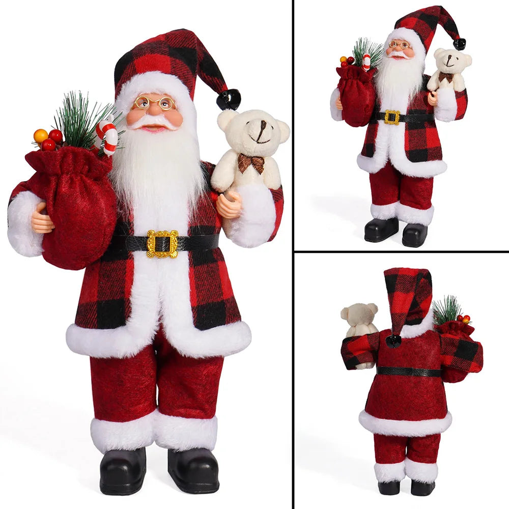 12in Standing Santa Claus Doll