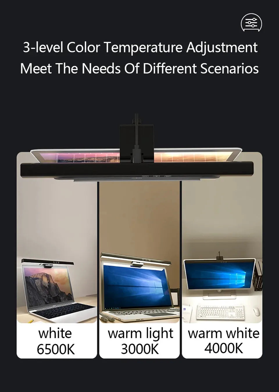 LED Desk Lamp Monitor Light Bar