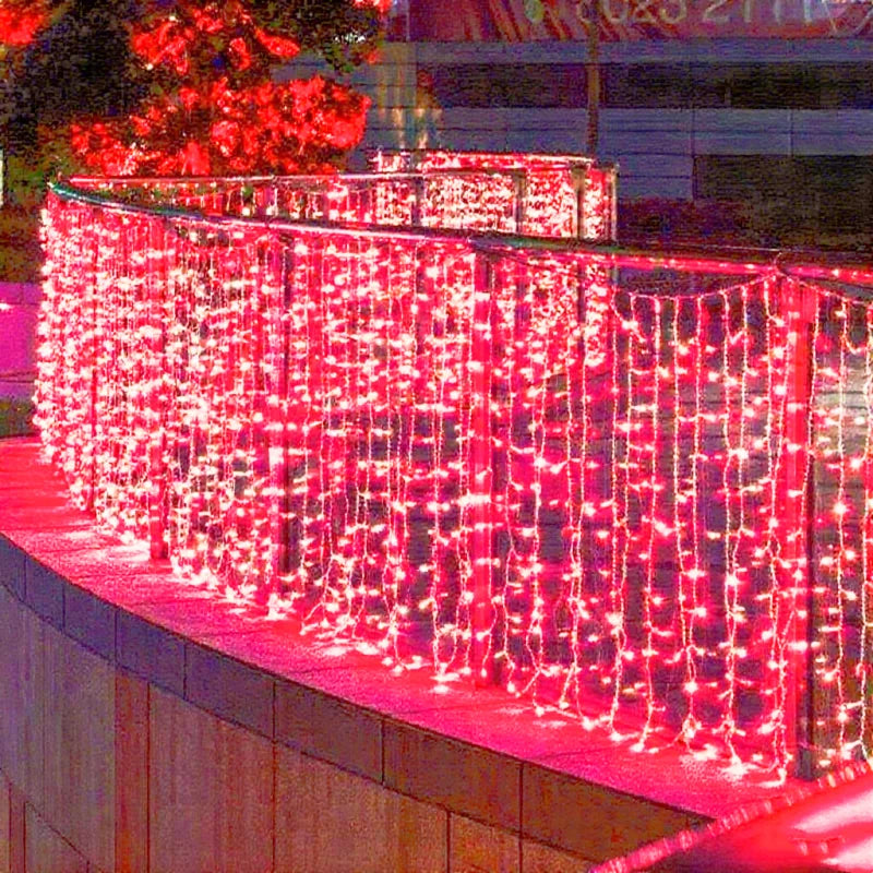 LED Icicle Christmas String Lights