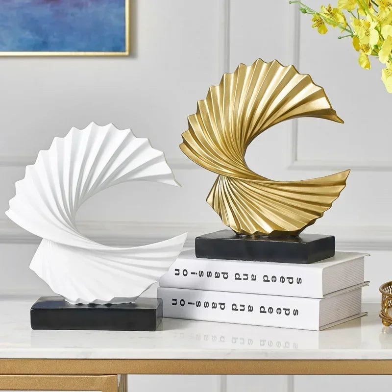 Modern Abstract Resin Sculpture Home Décor