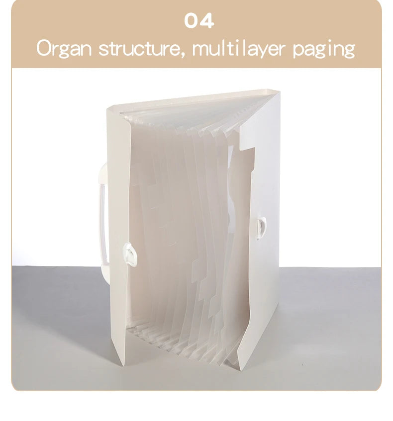 13-Pocket A4 Expanding File Folder