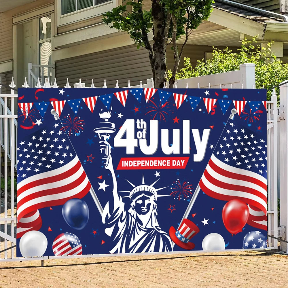 4th of July Party Banner