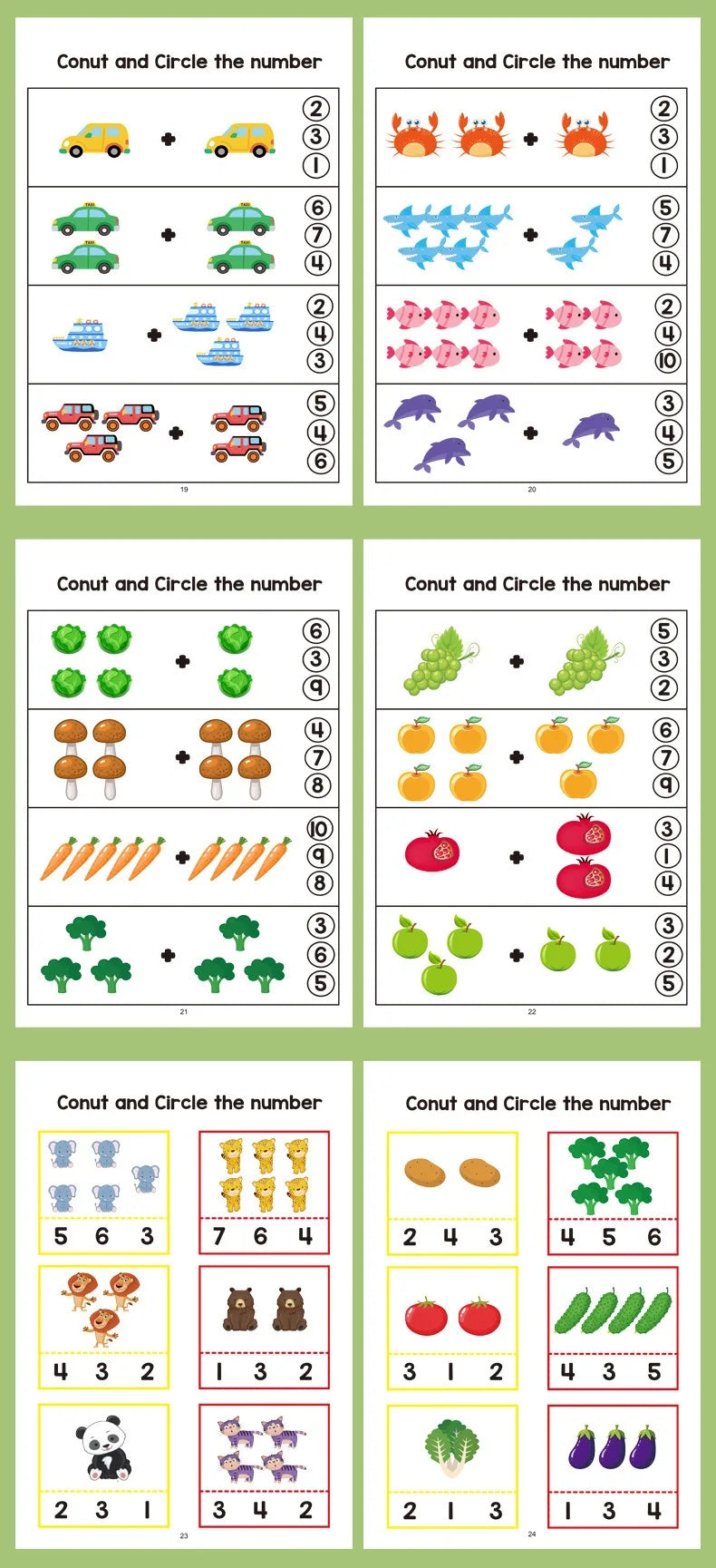 Preschool Logical Thinking Math Workbook
