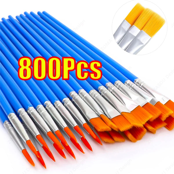 Paint Brushes Acrylic Set: