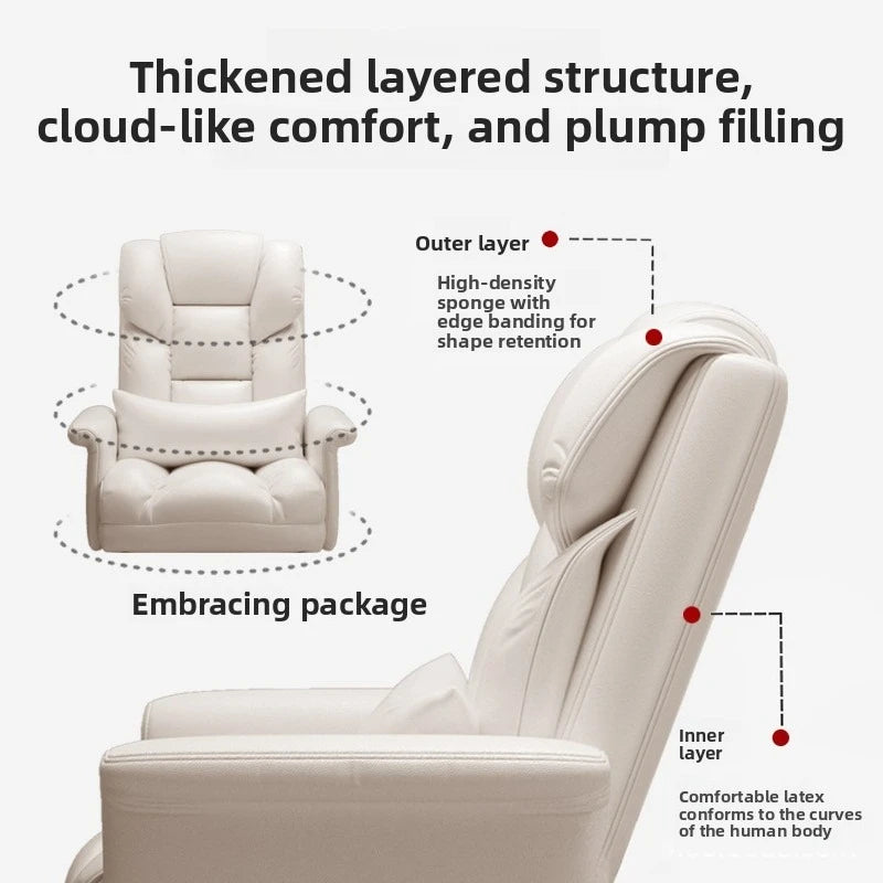 Executive Ergonomic Leather Office Chair
