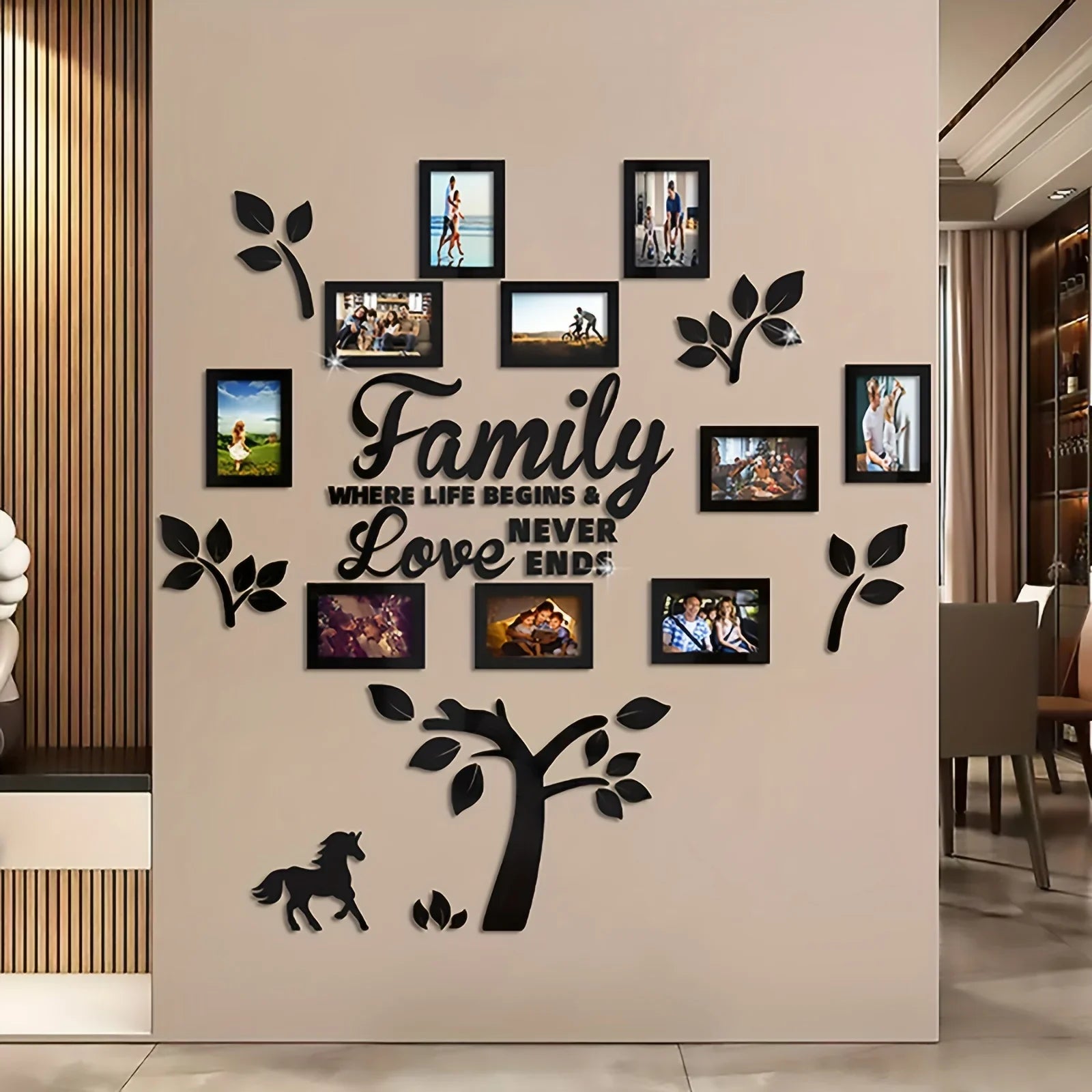 3D Acrylic Wall Photo Frame Set